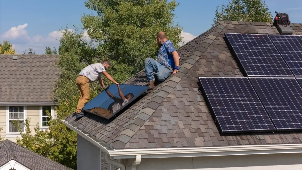 solar panel mounting